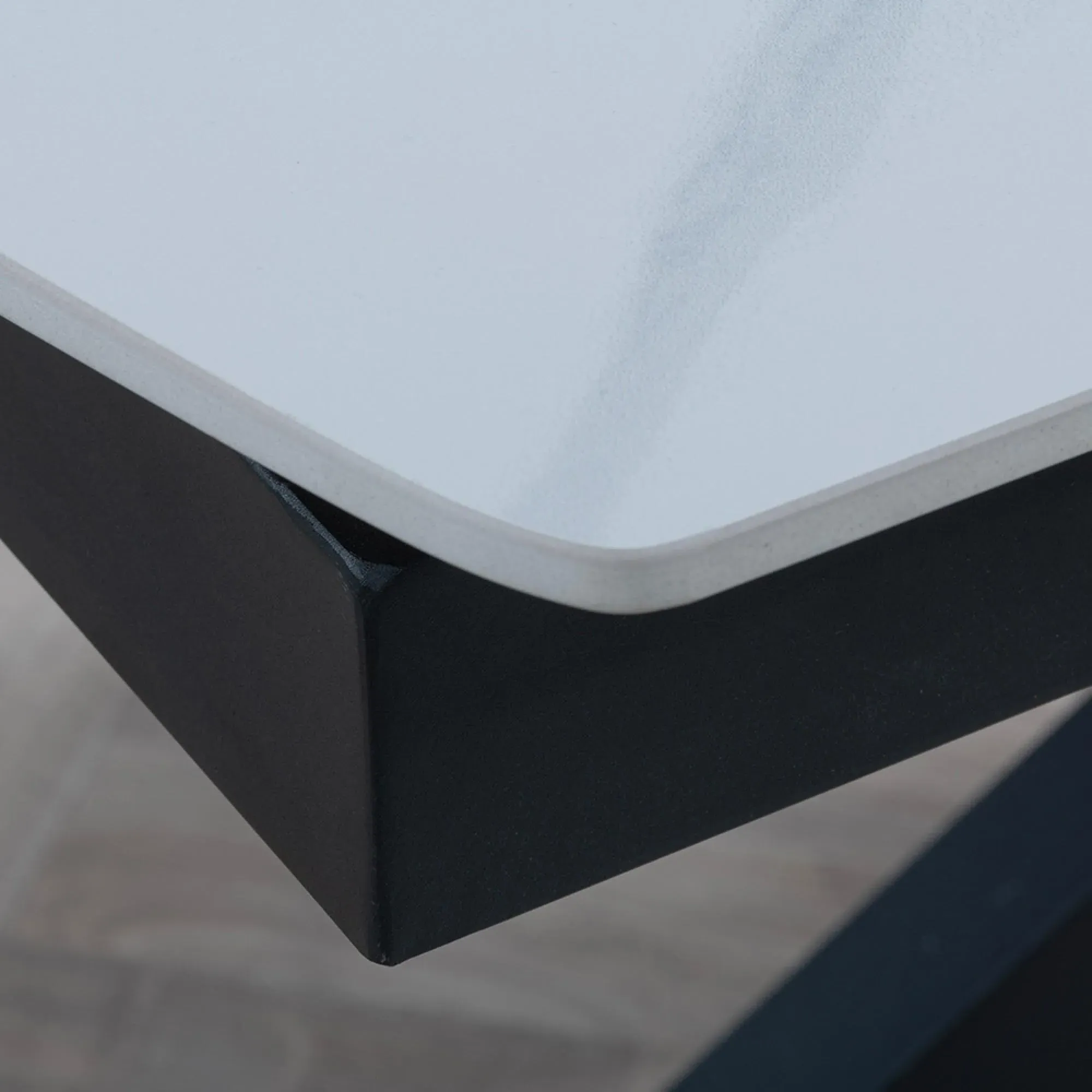 Bari 6-8 Seater Extendable Dining Table - White, Ceramic