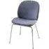 Baron Dining Chair - Grey, Velvet