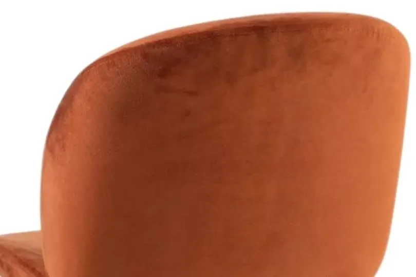 Baron Dining Chair - Ochre, Velvet