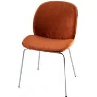 Baron Dining Chair - Ochre, Velvet