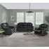 Berlin 3-Piece Recliner Sofa Set - Black, Leather