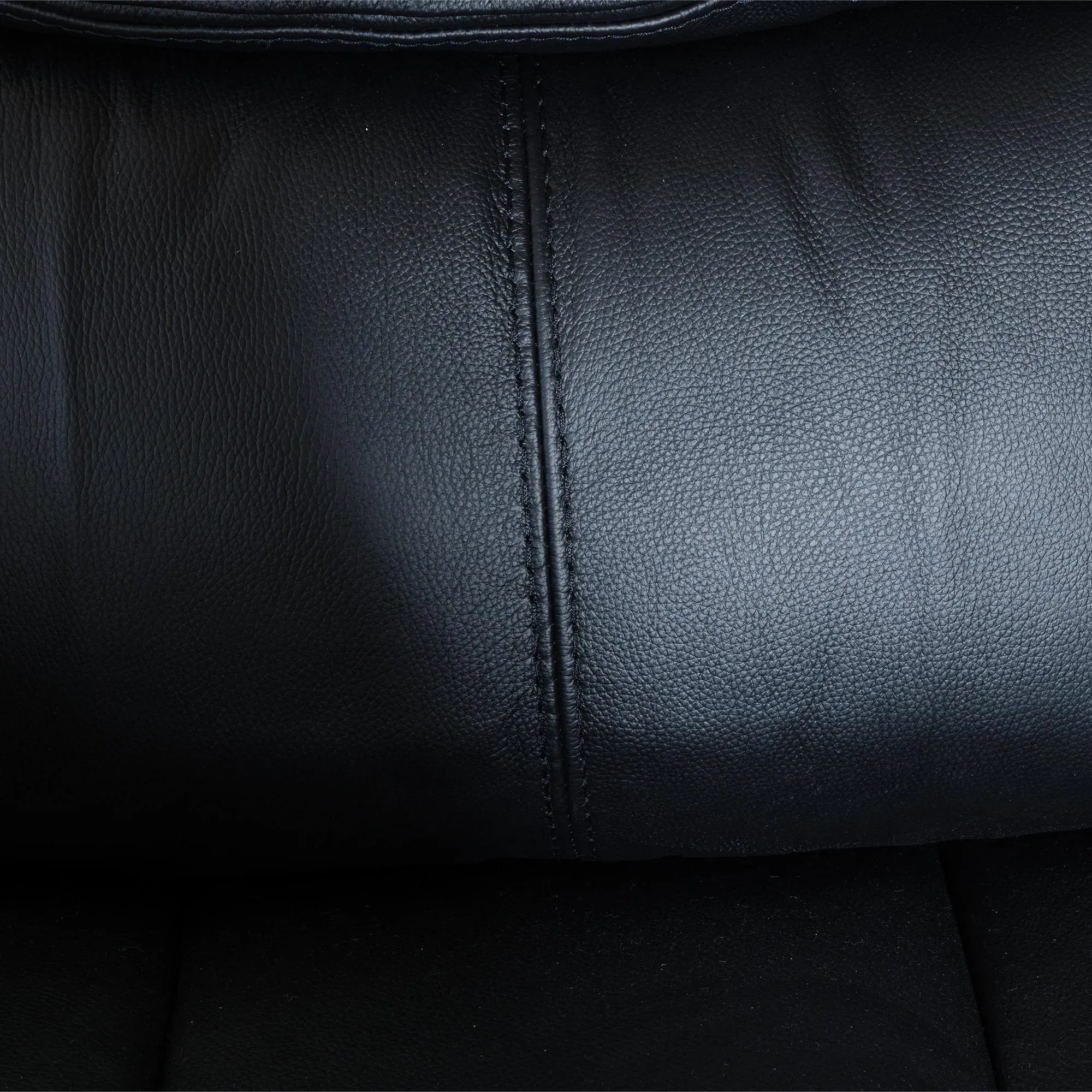 Berlin Black Leather Recliner Armchair