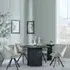 Bern 4-Seater Round Dining Set with Ion Chairs - Black, Beige