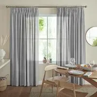 Alvarez Fog Curtain - Light Grey, Polyester