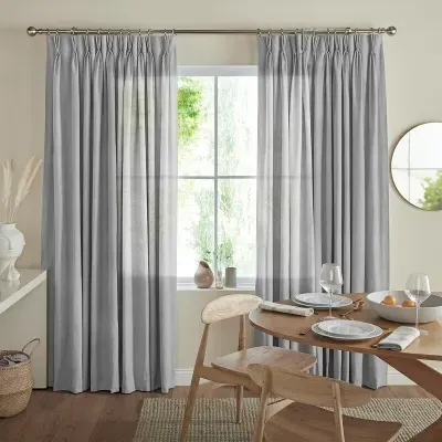 Alvarez Fog Curtain - Light Grey, Polyester image