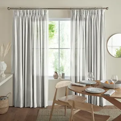 Alvarez Ivory Curtain - White, Polyester
