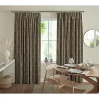 Asmir Bronze Curtain - Bronze, Polyester