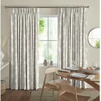 Booth Curtain with Floral Pattern - Cream, Cotton