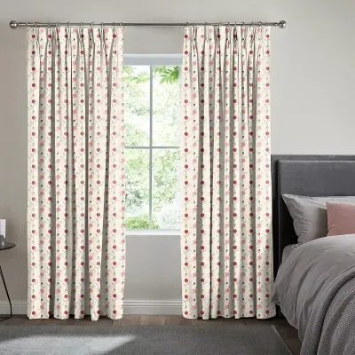 Bowen Cherry Curtain - Cherry, Cotton image