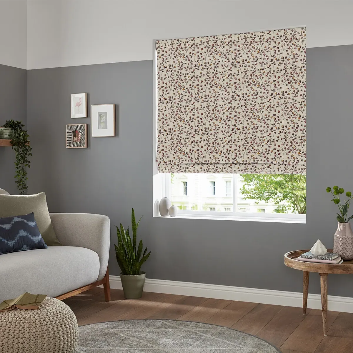 Brennan Roman Blind - Berry