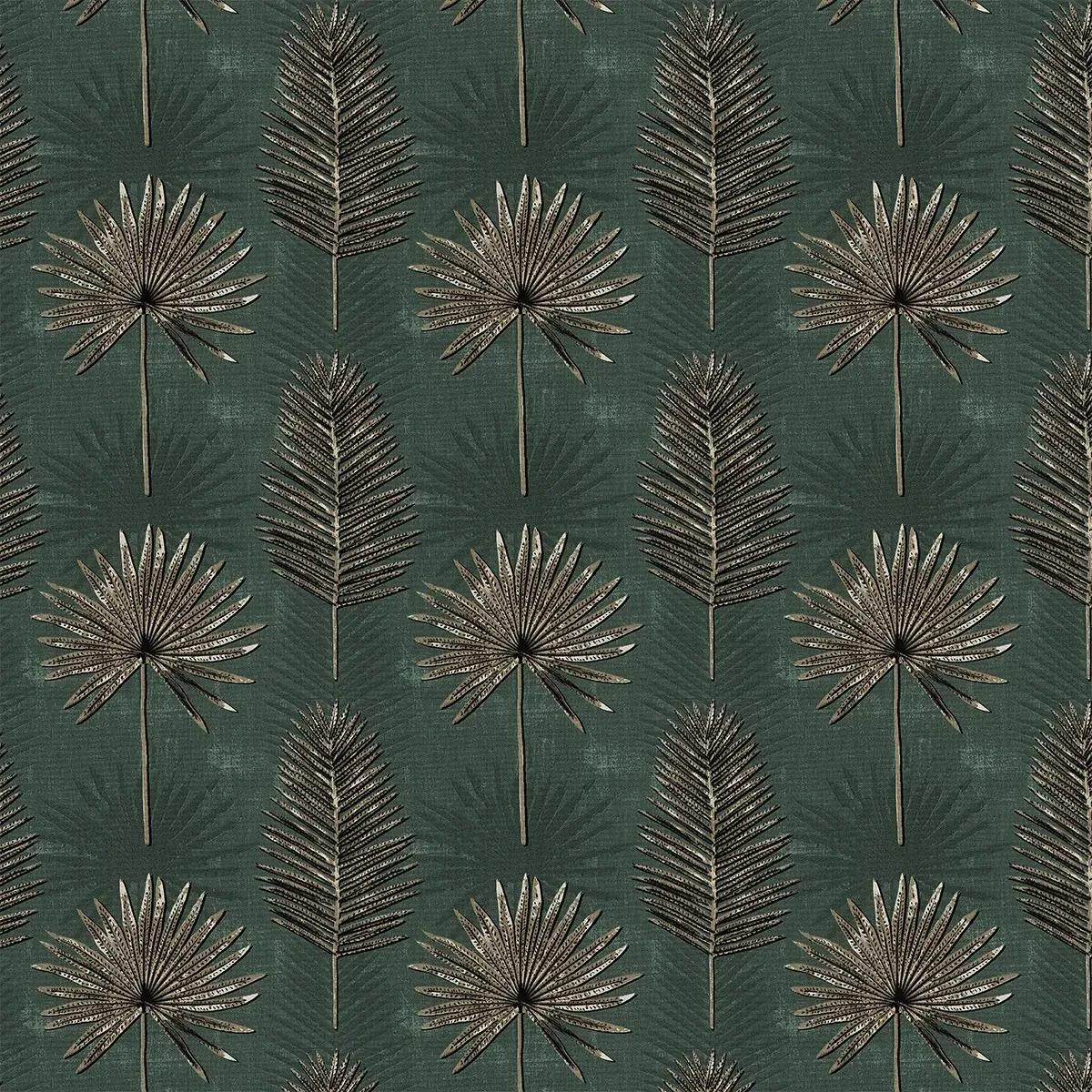 Burn Forest Roman Blind - Green, Cotton