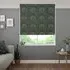 Burn Forest Roman Blind - Green, Cotton
