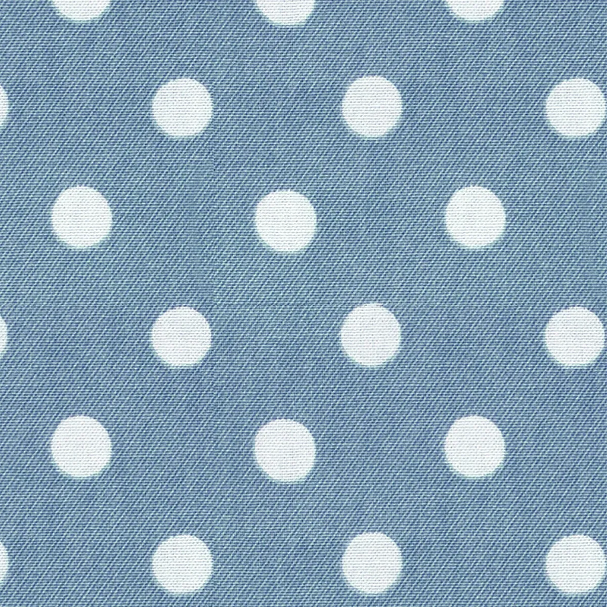 Cath Kidston Button Spot Curtain - Blue, Cotton