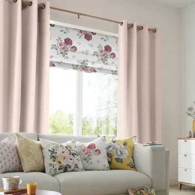 Cath Kidston Button Spot Curtain - Pink, Cotton