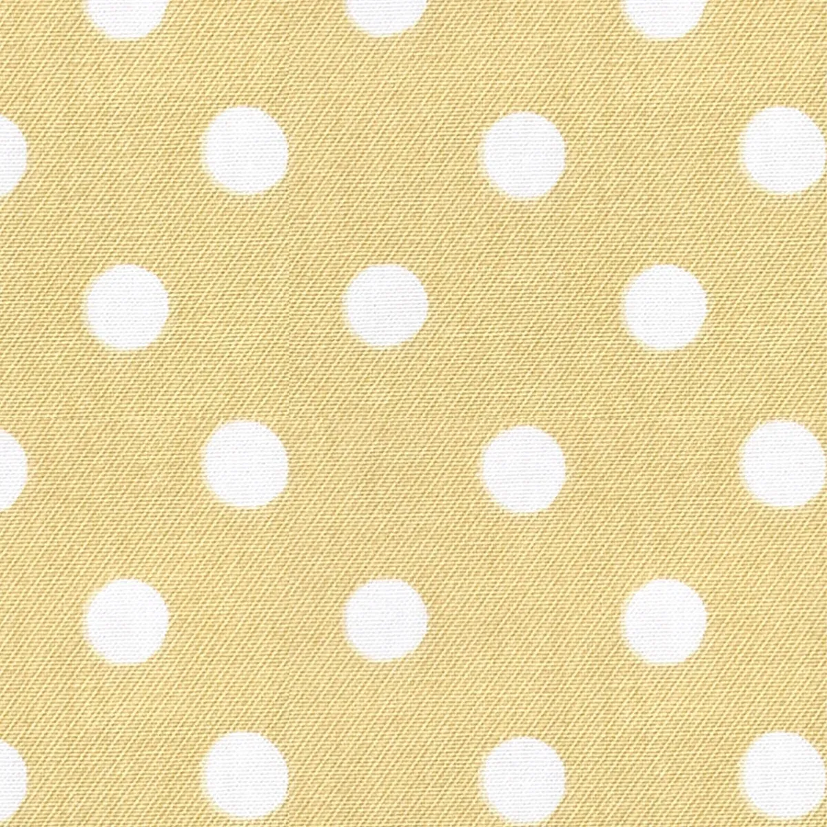 Cath Kidston Button Spot Curtain - Yellow, Cotton