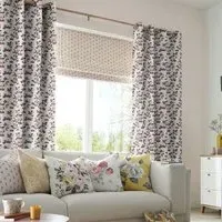 Cath Kidston Cherry Sprig Curtain - Red, Cotton