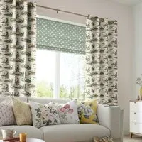 Cath Kidston Dino Curtain - Multi, Cotton