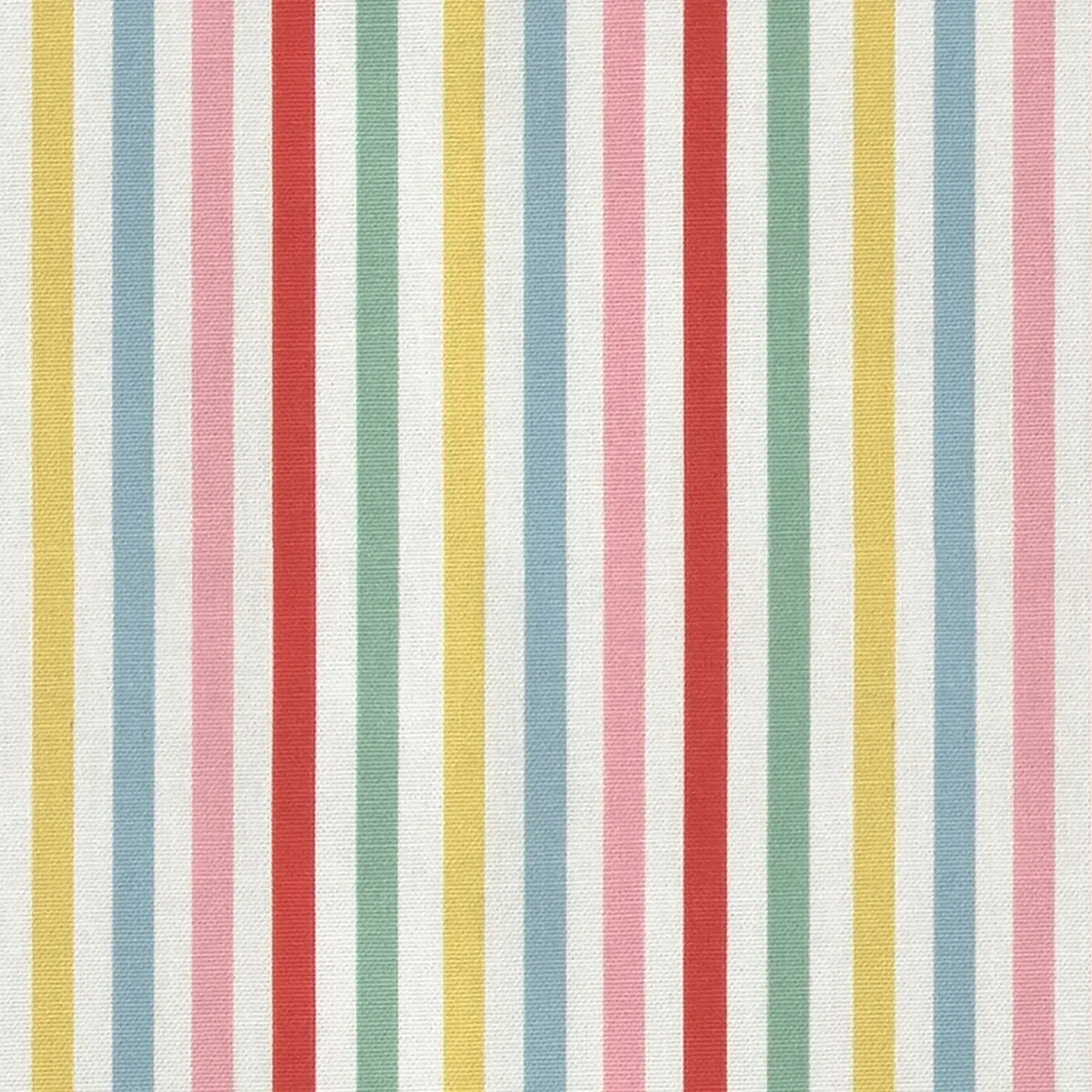 Cath Kidston Mid Stripe Curtain - Candy, Cotton