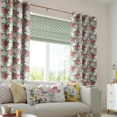 Cath Kidston Rose Bloom Curtain - Multi, Cotton