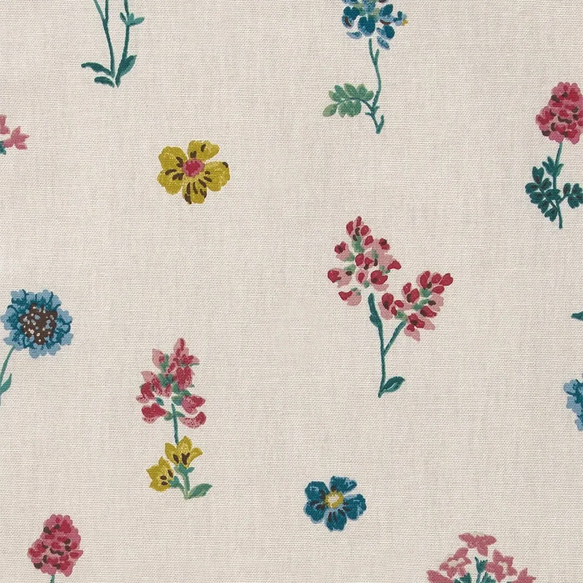 Cath Kidston Sprig Twilight Curtain - Multi, Cotton