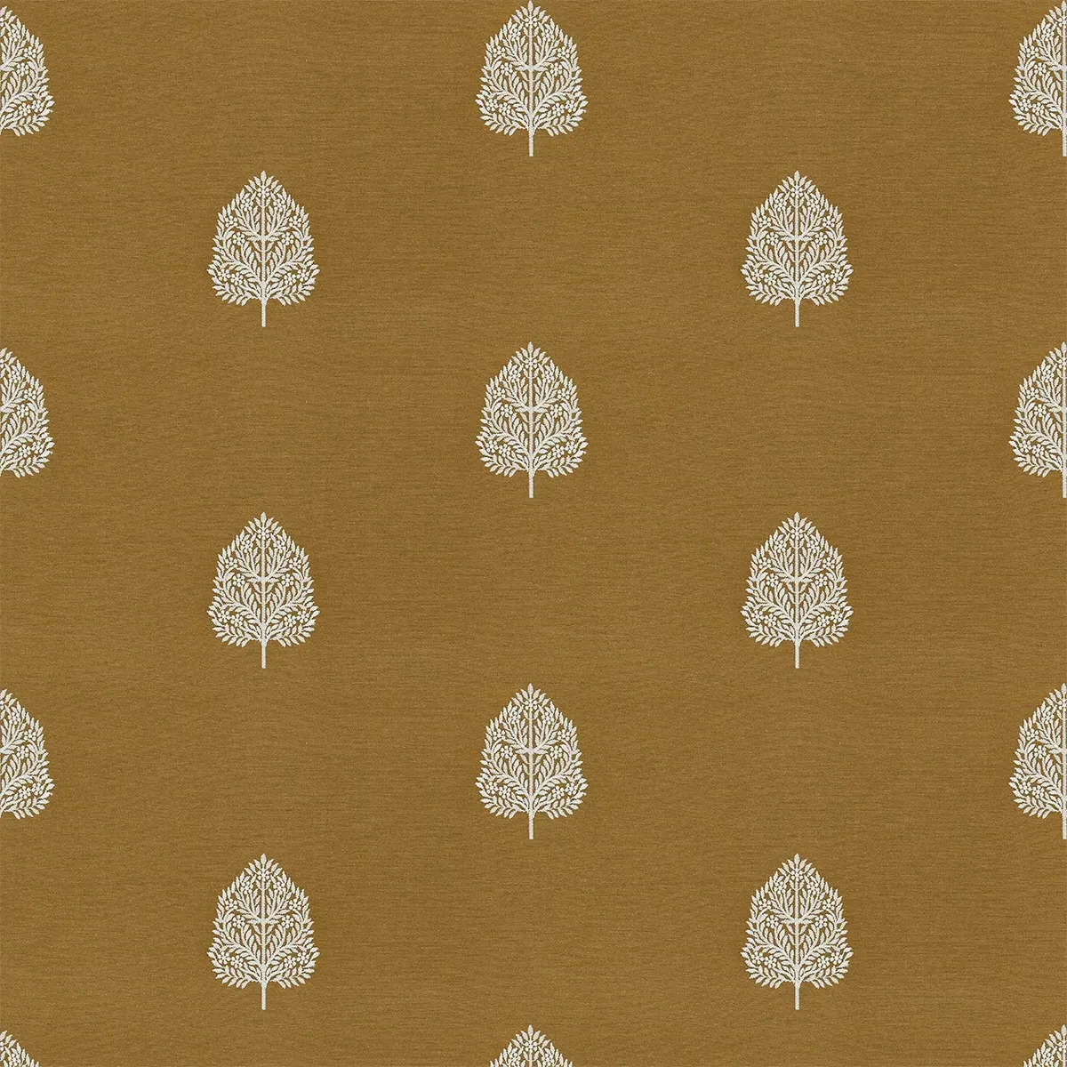 Coman Eyelet Curtain Made to Measure - Ochre, Cotton Mix