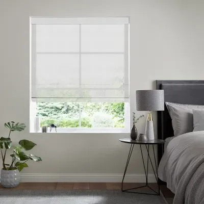 Daka Oyster Roman Blind - Off-White, Polyester