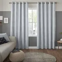 Defoe Curtain - Silver, Polyester