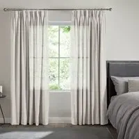 Denver Eyelet Curtain - Ivory, Polyester