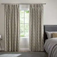 Diaz Lined Curtain - Graphite, Polyester