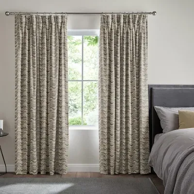 Diaz Lined Curtain - Graphite, Polyester