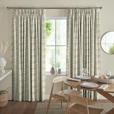 Diaz Linen-Style Curtain - Polyester