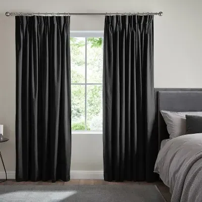 Dier Blackout Curtain - Ebony, Polyester