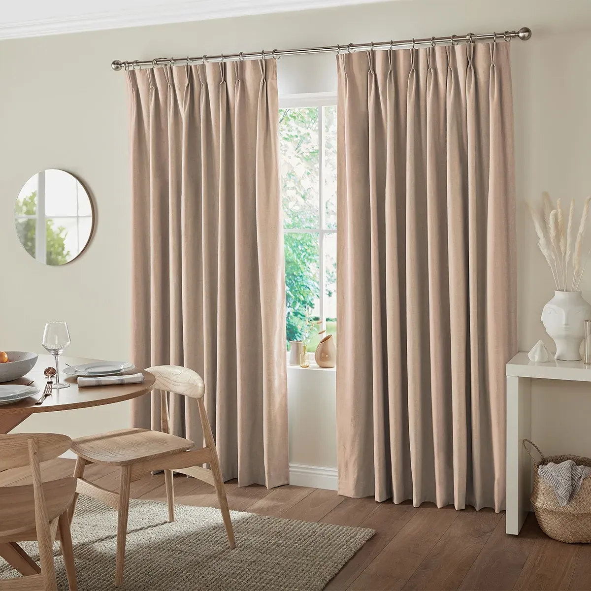Dier Curtain - Latte, Polyester