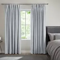 Dier Opaque Curtain - Silver, Polyester
