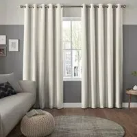Dier Textured Curtain - Oyster, Polyester