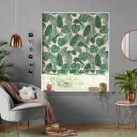 Dominica Roman Blind - Pink, Cotton