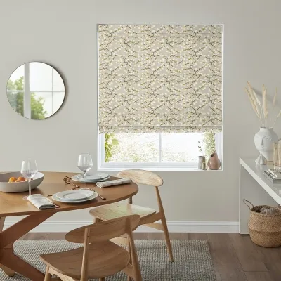 Erikson Mimosa Roman Blind - Green, Cotton
