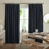 Foden Curtain - Black, Polyester