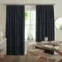 Foden Curtain - Black, Polyester