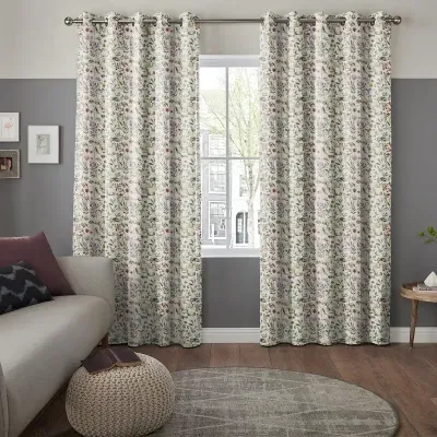 Giles Curtain - Fuchsia, Polyester image