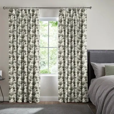 Gomes Seafoam Curtain - Seafoam, Cotton