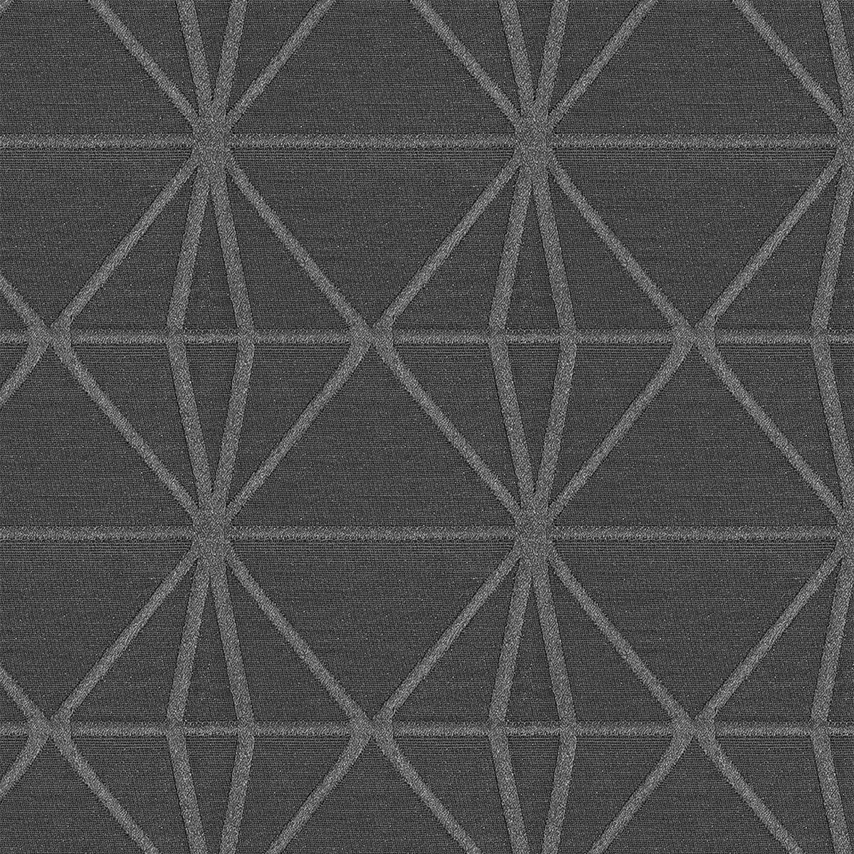 Gosling Geometric Curtain - Graphite, Cotton Mix