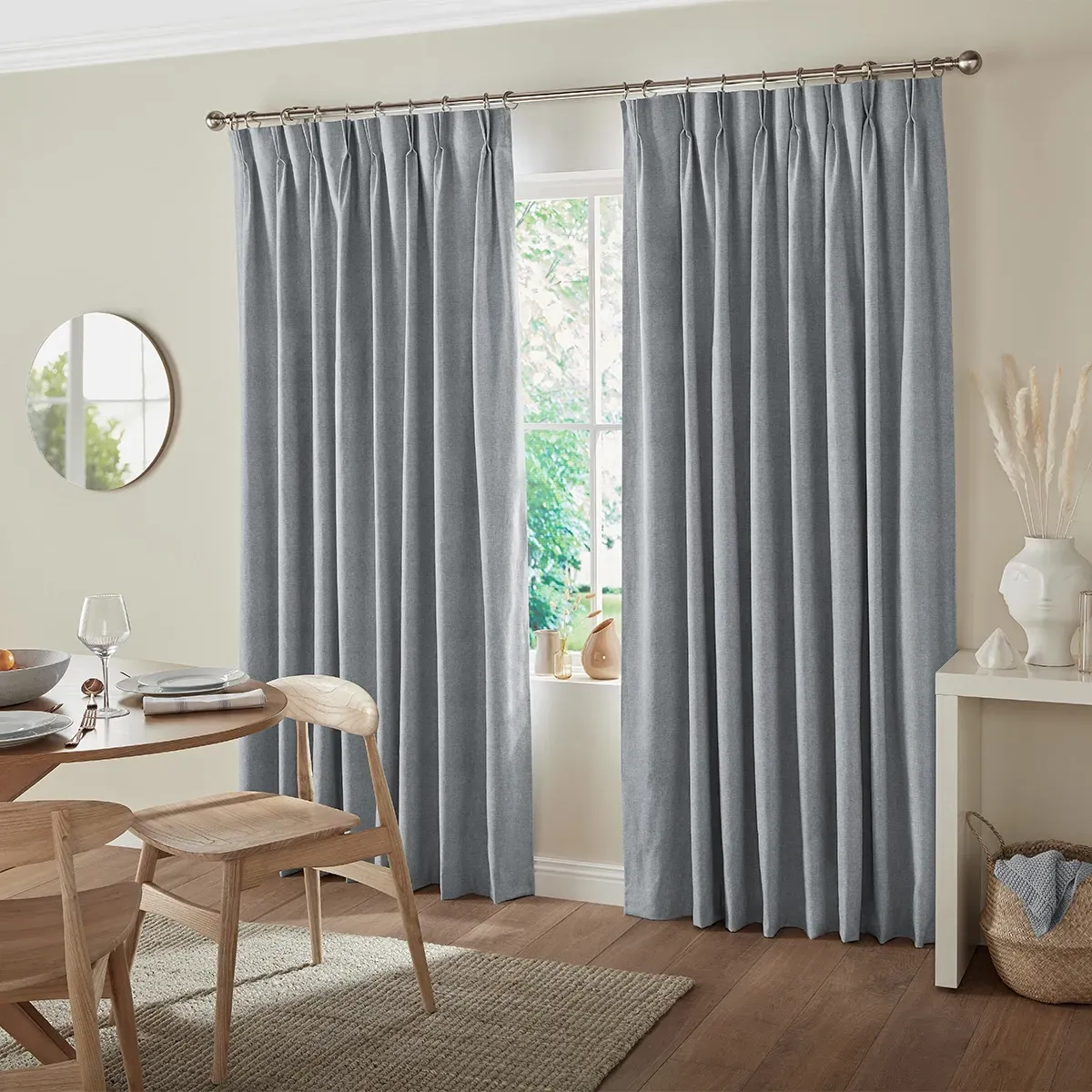 Ilkay Curtain - Graphite, Polyester