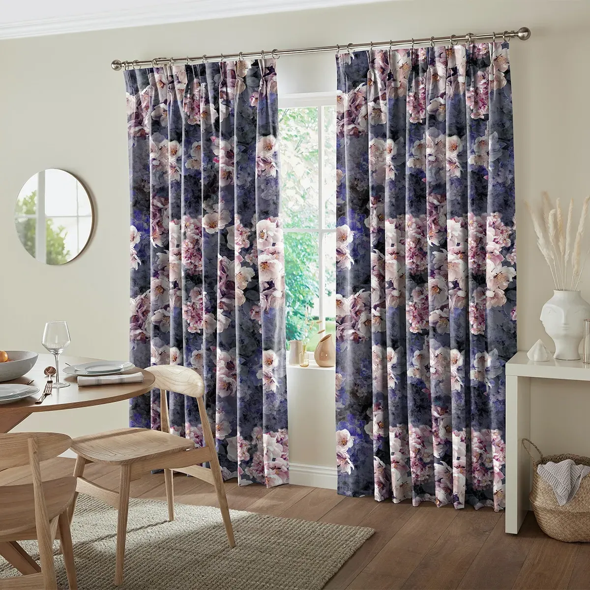 Jacob Berry Curtain - Cotton