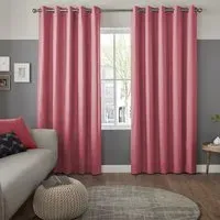 Jenson Curtain - Blush, Polyester Cotton
