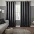 Jenson Curtain - Charcoal, Polyester Cotton