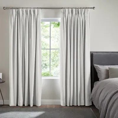 Jenson Curtain - Ivory, Polyester Cotton