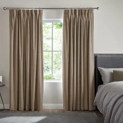Jesse Otter Curtain - Dark Brown, Cotton Mix