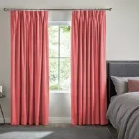 Jesse Strawberry Curtain - Red, Cotton Mix