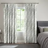 Jonas Floral Curtain - Ice